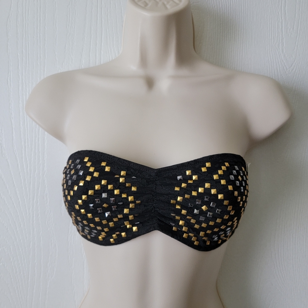 Pink Victoria's Secret Embellished Lace Bandeau